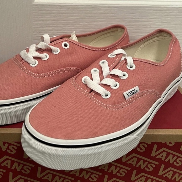 Vans Authentic Pro Canvas Shoes WOMENS 7 Rosette (Medium Pink) - Picture 1 of 5